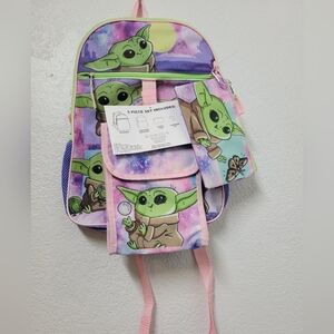 Star Wars Purple and Pink Grogu 5 Piece Bundle Nwt